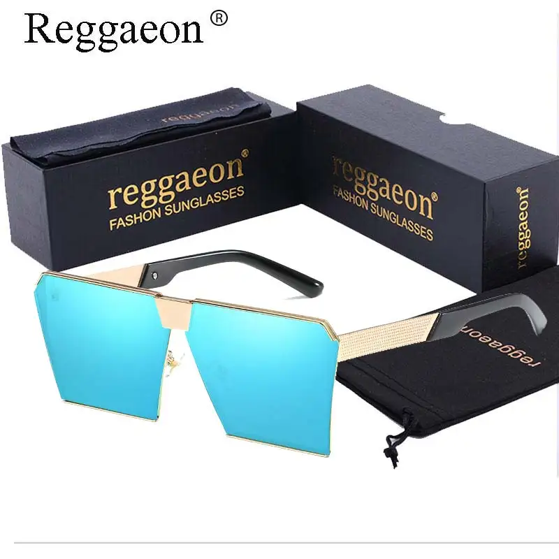 

REGGAEON Best Selling Big Size Women Sunglasses High Fashion Female Sun Glasses Sunglases Ladies Shades Oculos Gafas With UV400