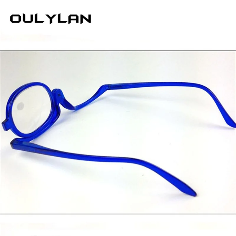 Oulylan, вращающийся Монокуляр, макияж, мужские и женские очки для чтения, складные тонкие модные очки+ 1,00+ 1,50+ 2,00+ 2,50+ 3,00+ 3,50+ 4,00