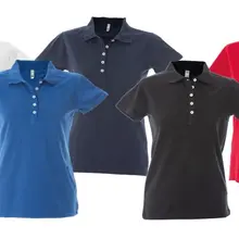 Поло женская разноцветная работа