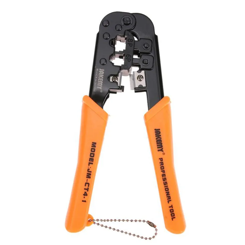 

Portable Self-adjusting 6P / 8P Crimping Pliers Wire Cable End Sleeve Ferrule Cutter Network Clamp Tool