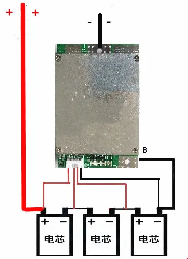 3S 50A BMS модуль/гладильная доска с баланс 12V Защитная панель для литиевой батареи