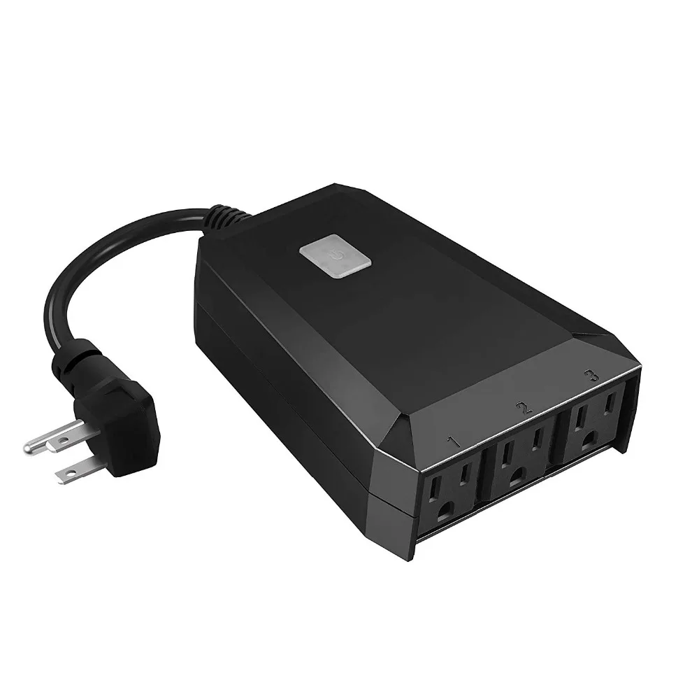 Outdoor Smart Plug GSM Power Socket Outdoor Wi-Fi Outlet Alexa Google Wireless Remote Control Home Waterproof Christmas Socket