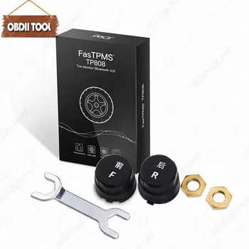 

JDiag Waterproof TPMS Motorcycle Tester JDiag FasTPMS TP808 Tire Pressure Monitor Bluetooth Sensor Wheel Temperature Alarm