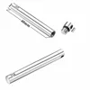 Unisex 3 Tone Stainless Steel Jewelry Cylinder Crystal Memorial Urn Pendant Slide Screw Opens Cremation Necklace Ash Case Holder 2