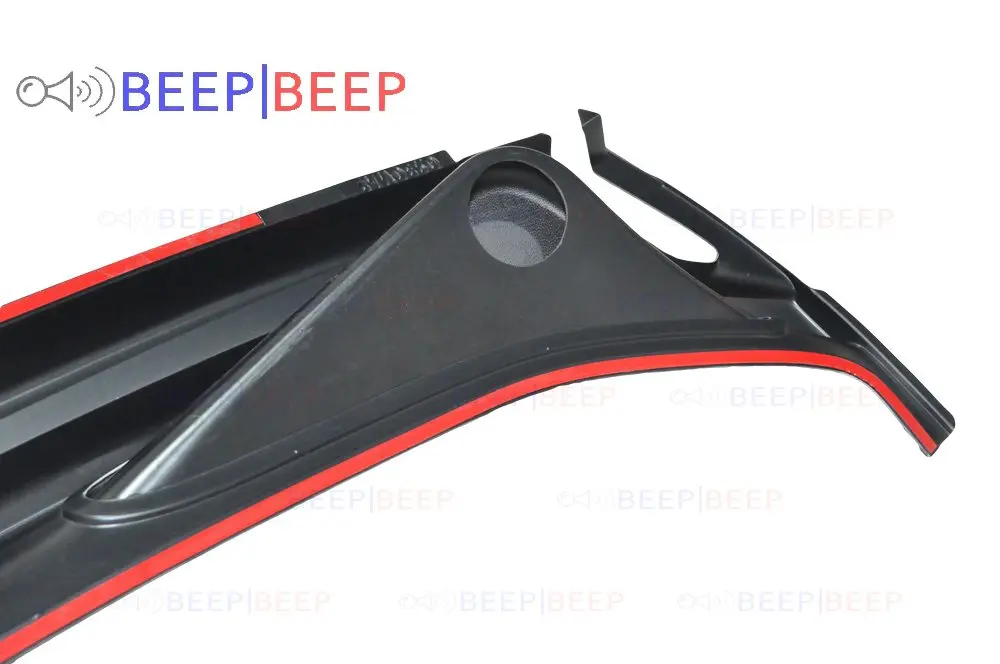 Jabot for Renault Dacia Sandero 2009~2013 windscreen cover windshield plastic ABS without tape protection cover pad car styling