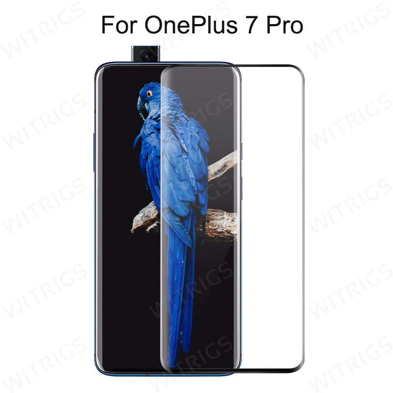 Witrigs Full Glue Glass for OnePlus 7 Pro Tempered Glass Protective Glass Tempered Phone LCD Screen Protector for One Plus 7Pro (1)