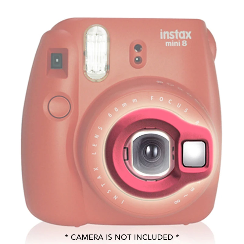 

Instax Mini 8 Instant Camera Close-up Lens Self Shoot Mirror by Takashi - Raspberry