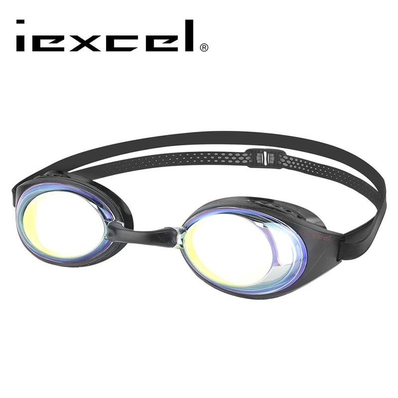 

LANE4 iexcel Performance & Fitness Swim Goggle -Corrective Lenses, Anti-fog UV Protection for Adults Men Women VX-946