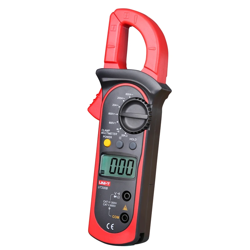 UNI T UT200A/UT200B AC цифровой клещи Сопротивление/диоде/индикация низкого заряда