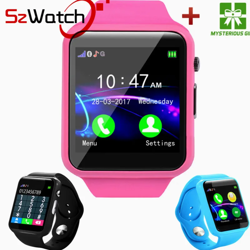 

SzWatch Bluetooth Smart Watch A1S Support SIM TF Cards For Android IOS Phone Camera Women Children Bluetooth Watch PK A1 DZ09