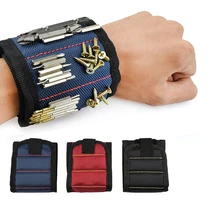 Портативный магнитный напульсник, сумка для инструментов с 3 магнитами, электрик, инструмент для запястья, ремень, сверла, винты, гвозди, браслет для ремонта, инструмент