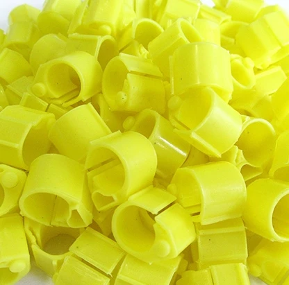 100pcs plastic electronic rings pigeon bands