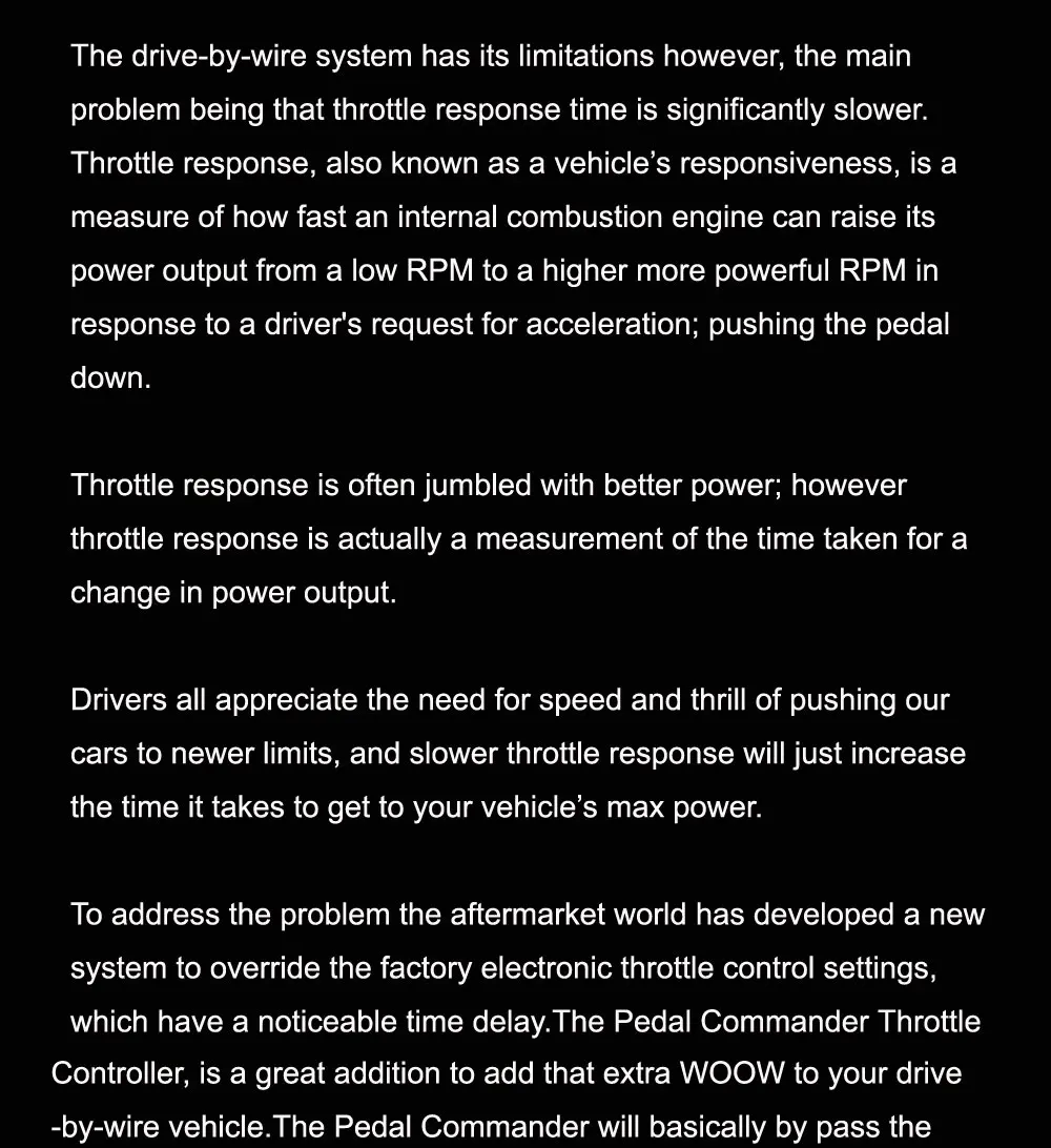 9 car DIY accessories smart pedal commander tuning box electronic throttle controller accelerator speed control module
