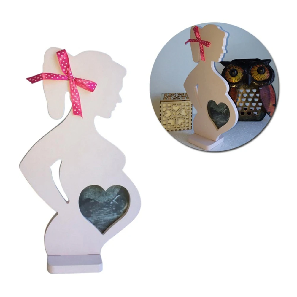 Деревянная фоторамка для беременных женщин, ультразвуковая фотография для мамы, домашний декор, новинка, подарок для ребенка
