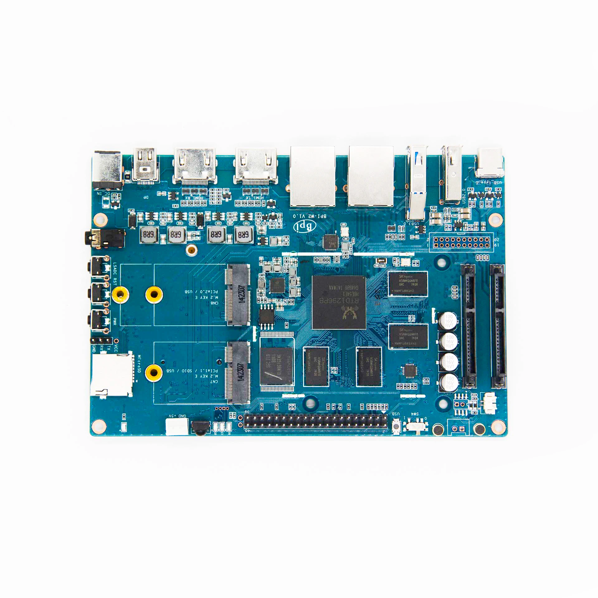 Banana pi BPI W2 смарт-маршрутизатор с Realtec RTD1296 дизайн, подходит для домашних развлечений, домашней автоматизации, игровой центр