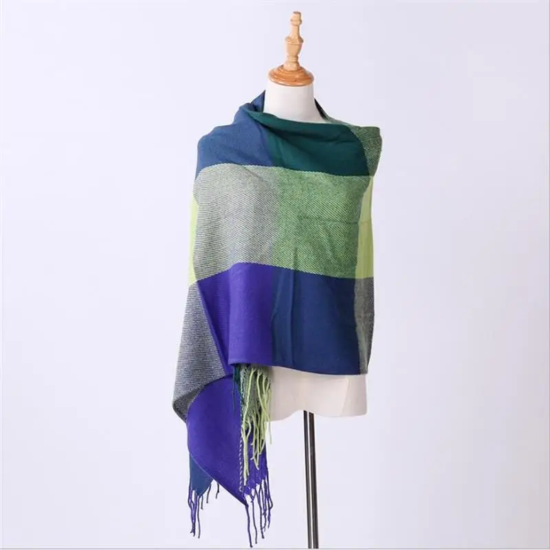 

Imitation cashmere scarf winter fashion thickened keep warm pashmina women ladies scarves free shipping