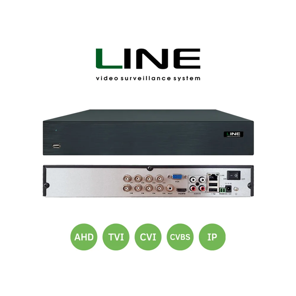 Line XVR 8 channels H264 8Mp 2 Sata Smart Onvif Network Video Recorder For Video Surveillance System Line XVR 8 channels H264 8Mp 2 Sata Smart Onvif Network Video Recorder For Video Surveillance System