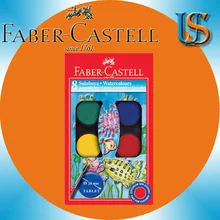 Faber Castell коробка акварельных красок, 8 цветов, с кисточкой, безопасный для детей