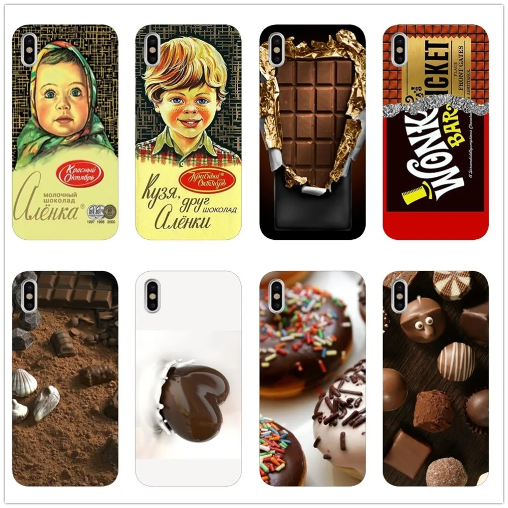 Чехол alenka bar с изображением шоколада wonka из мягкого ТПУ для iphone 5 11 11PRO MAX SE 6 6s 7 8 X plus