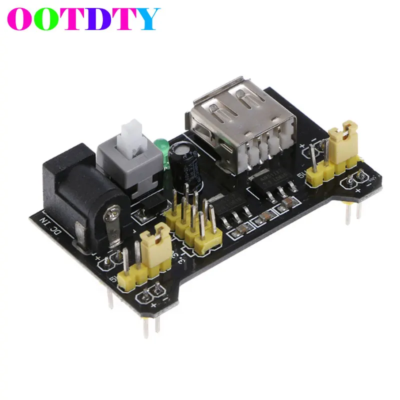 

MB-102 Breadboard Power Supply Switch Module 3.3V 5V Board+Breadboard 830 Point