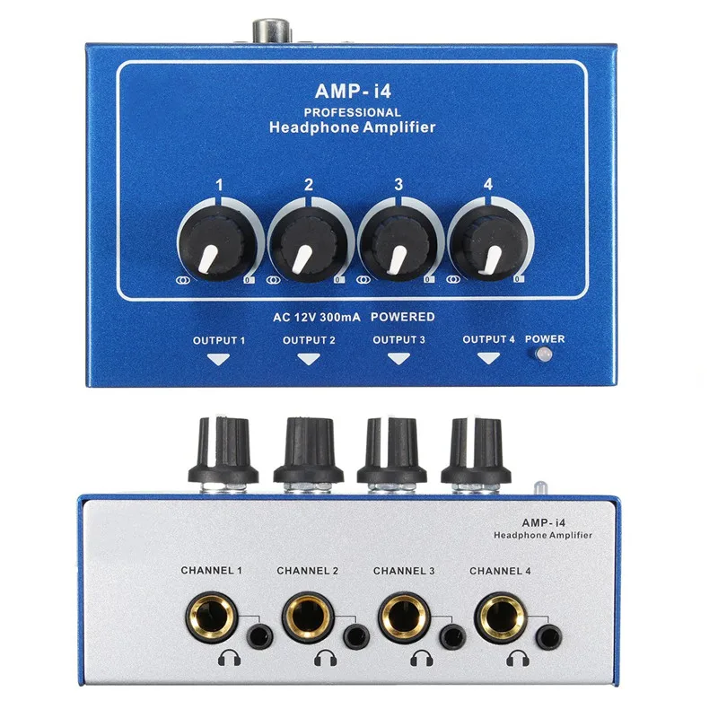 

Professional Headphone Amplifier AMPI4 Ultra-compact Mini Audio Stereo Headphone Amplifier with Power Adapter