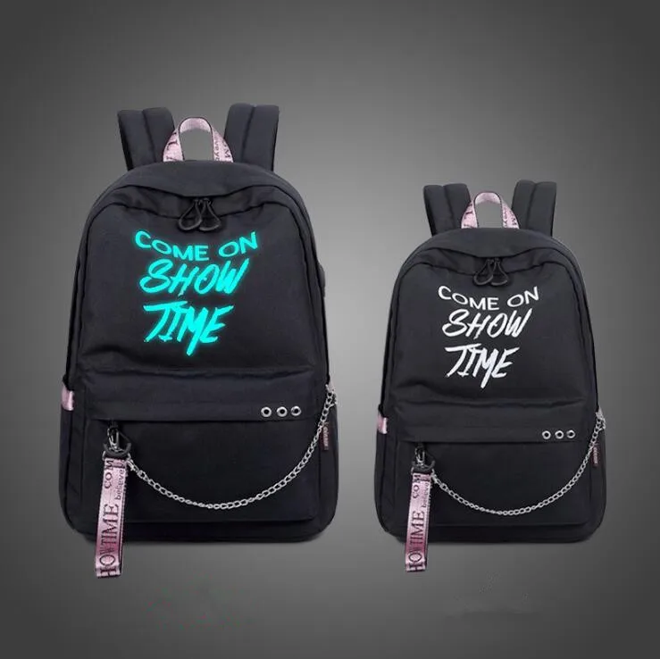 2018 новый школьный рюкзак для девочек подростков Mochila Feminina женские светящиеся