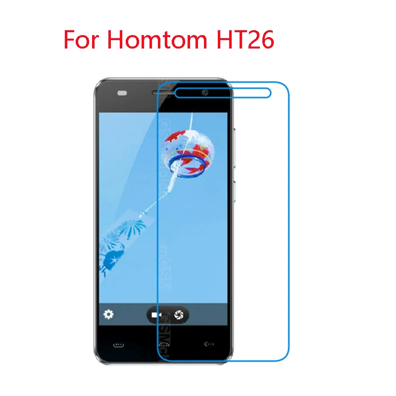 2-Pack) 9H гибкий стеклянный протектор экрана для HOMTOM ZOJI S12, Z9, 11,8, 33, S99i, HT70, 26,16, 10,8, 6,3 - Цвет: For HomTom HT26