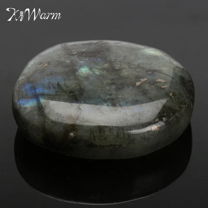 

1PC Labradorite Quartz Crystal Large Tumbled Stone Healing Mineral Rock Specimens Paperweight for Home Decor Gift