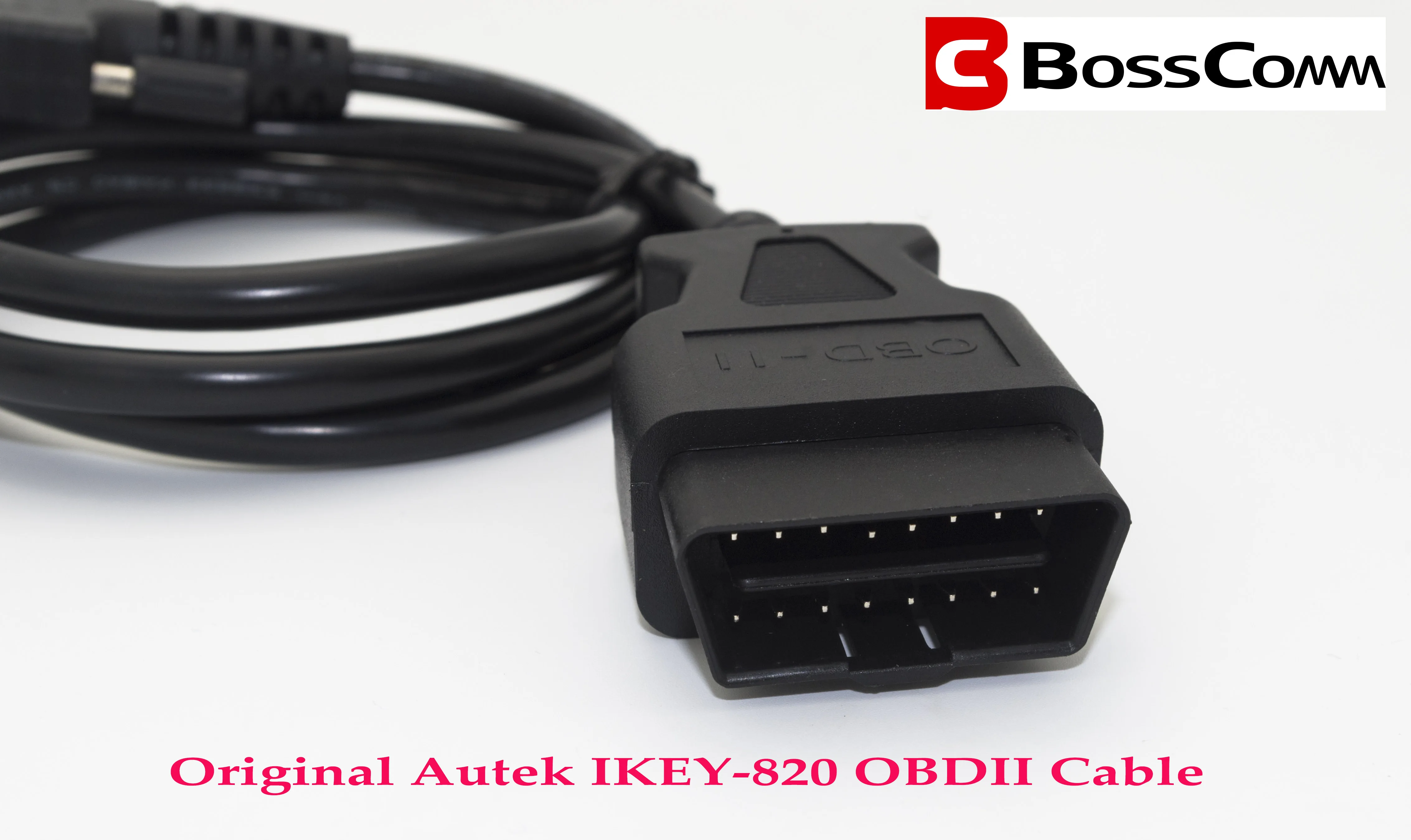 AUTEK IKEY820 Автомобильный ключ Programemr основной шнур OBD2 кабель BossComm инструмент