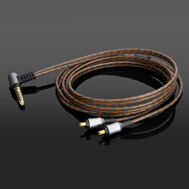Earmax A2DC HiFi кабель для наушников 4,4 мм разъем OCC серебряное покрытие аудио кабель для ATH-LS400/LS300 для ATH-CKR100/CKR100is 120 см
