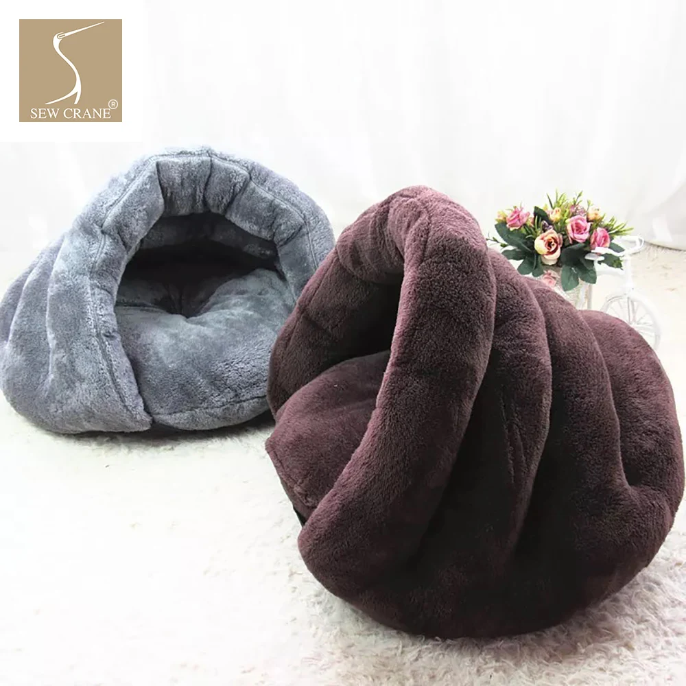 SewCrane Cuddly Sunggle туннель для домашних животных кровать Snuggle Sack собаки пещера