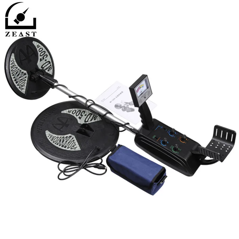

MD-5008 Underground Search Metal Detectors Gold Digger Treasure Hunter Max Detection 3.5m with Big Coil and Small Coil