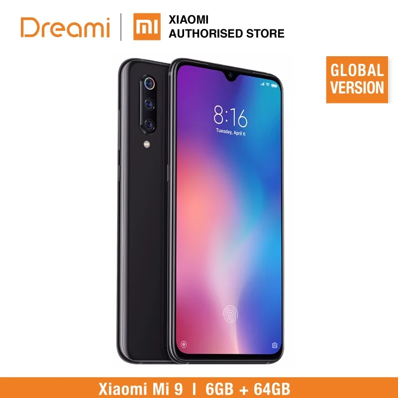 

Global Version Xiaomi Mi 9 64GB ROM 6GB RAM (Brand New and Sealed) READY STOCK