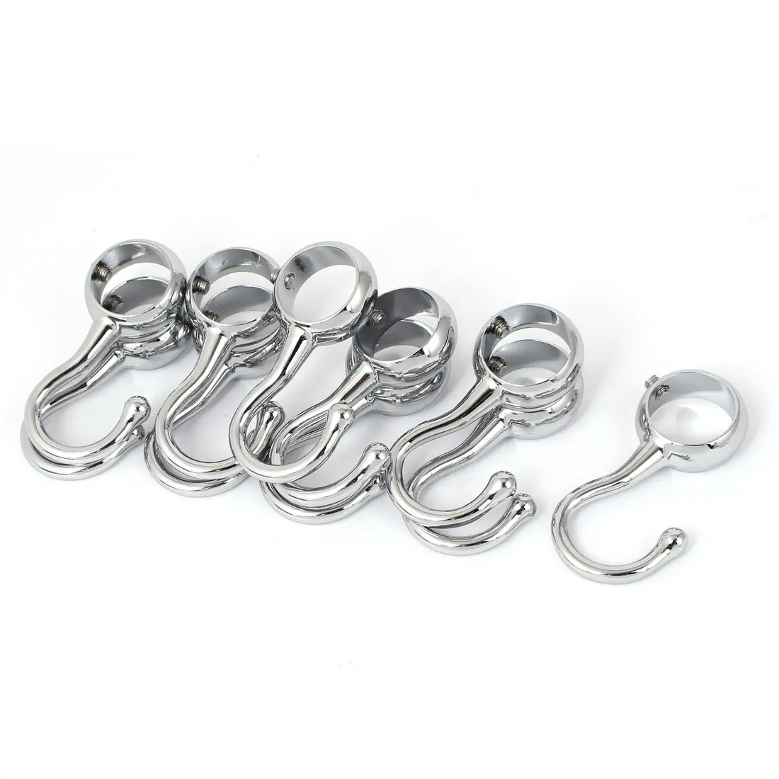 UXCELL 22Mm Dia Round Tube Wardrobe Hanging Clothes Garment Rail Hanger