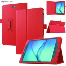 Модный чехол для планшета для samsung Galaxy Tab A 8,0 T350 T355 SM-T350 8 дюймов с откидной крышкой и подставкой из искусственной кожи, однотонный умный защитный чехол