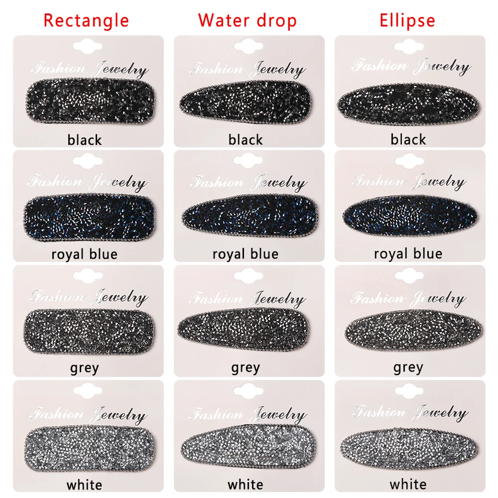 1 шт., женские сияющие хрустальные стразы, заколки для волос, заколки для девочек и детей, милые геометрические заколки для волос, бисер, заколка для волос