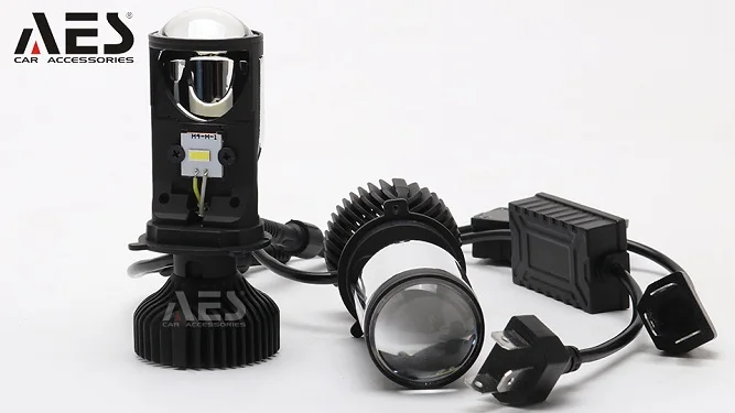 Автомобильный Фирменная Новинка H4 мини би светодиодный проектор объектив высокого ближнего света LED фара для автомобиля светодиодный фары светодиодный лампы