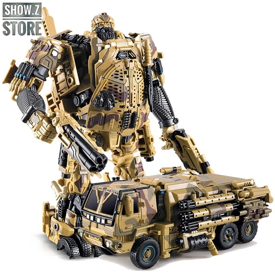 

[Show.Z Store]WeiJiang Wei Jiang WJ M02 M-02 Robot Force Hound Oversized Black Apple Alloy Desert Transformation Action Figure