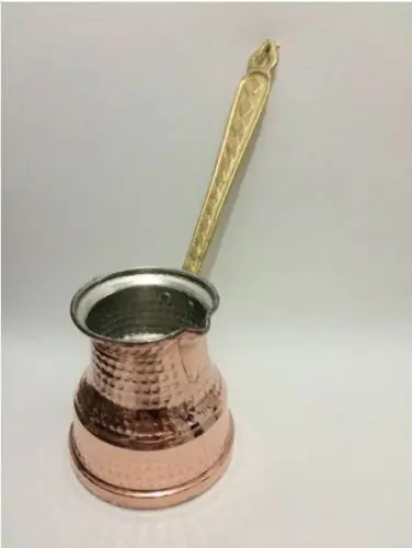 

Turkish Coffee Pot, Cezve, Ibrik,Copper Coffee Maker, Jezve stevetop Reddish