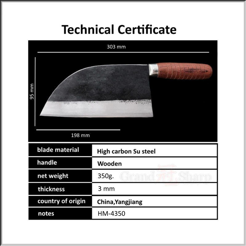 Традиционный китайский нож, кованый нож шеф-повара, кухонные ножи из углеродистой стали, нож для нарезки мяса, овощей, инструмент для приготовления пищи, Убойный мясник