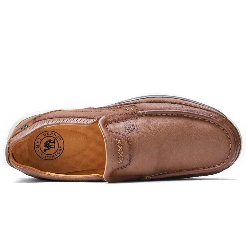 CAMEL High Quqlity Men Shoes Autumn Genuine Leather England Trend Male Footwear Set Foot Men's Casual Shoes Herenschoenen CAMEL High Quqlity Men Shoes Autumn Genuine Leather England Trend Male Footwear Set Foot Men's Casual Shoes Herenschoenen