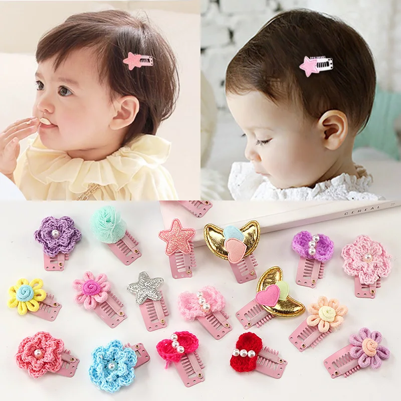 Buy 1 piece Children Lovely Flower Woolen Tiny Hairpin