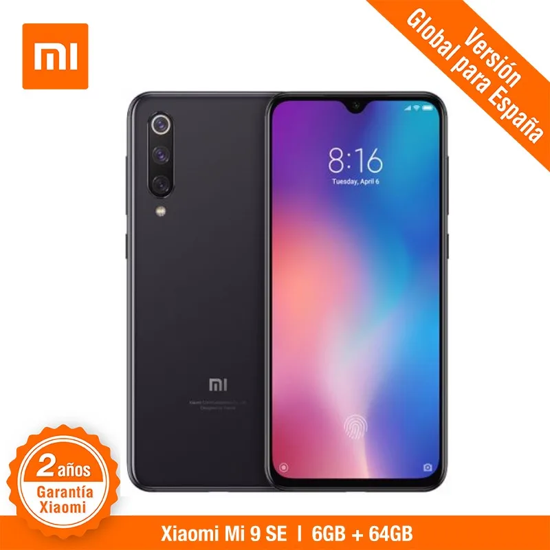 

Global Version for Spain] Xiaomi Mi 9 SE (Memoria interna de 64GB, RAM de 6GB, Triple camara de 48 MP)smartphone