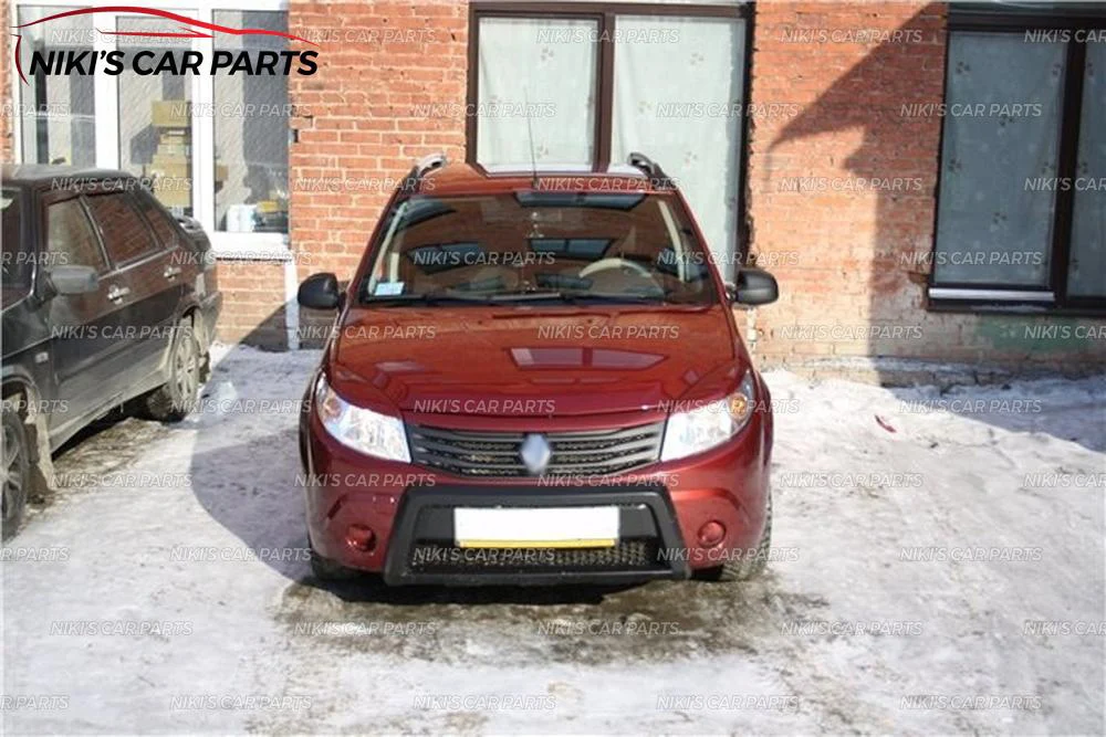 Брови на фары для Renault Sandero/Stepway 2009-2013 ABS пластиковые реснички ресницы формовочные украшения автомобиля Стайлинг тюнинг