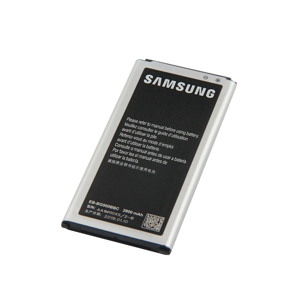 Оригинальный аккумулятор для Samsung Galaxy S5 G900 G900S G900I G900F G900H 9008 в 9006 Вт EB BG900BBE BG900BBU