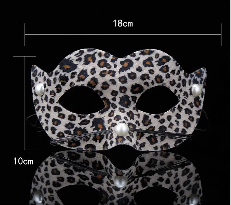 

New Arrival Cloth Leopard Mask 4 colors Masquerade Xmas Party Halloween Vintage masks 3pcs or more registered free shipping YT13