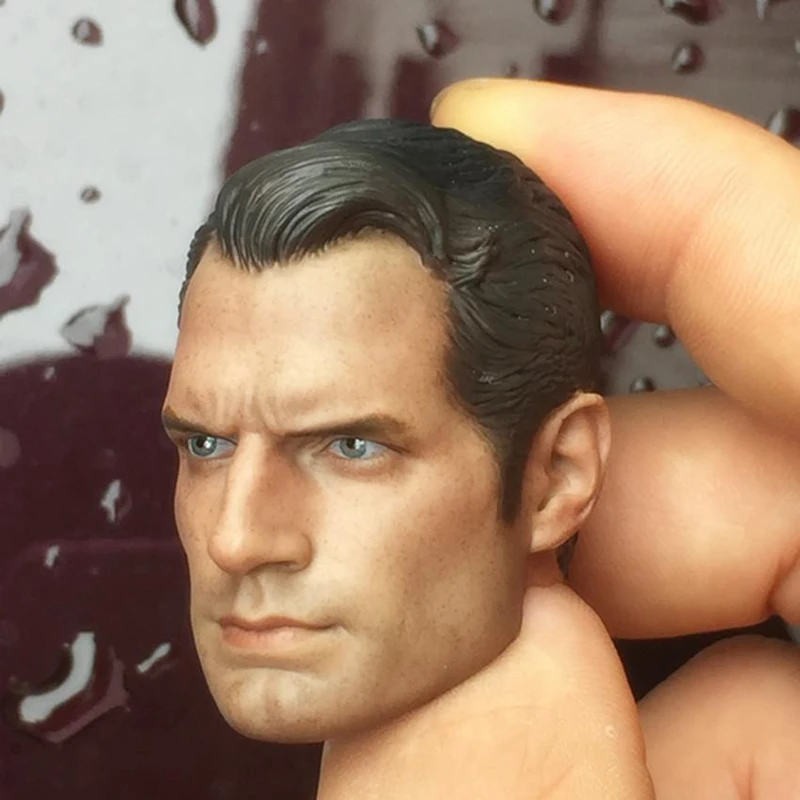 1//6 Scale Clark Kent Superman Head Carving Henry Cavill Decadent Ver Head Model