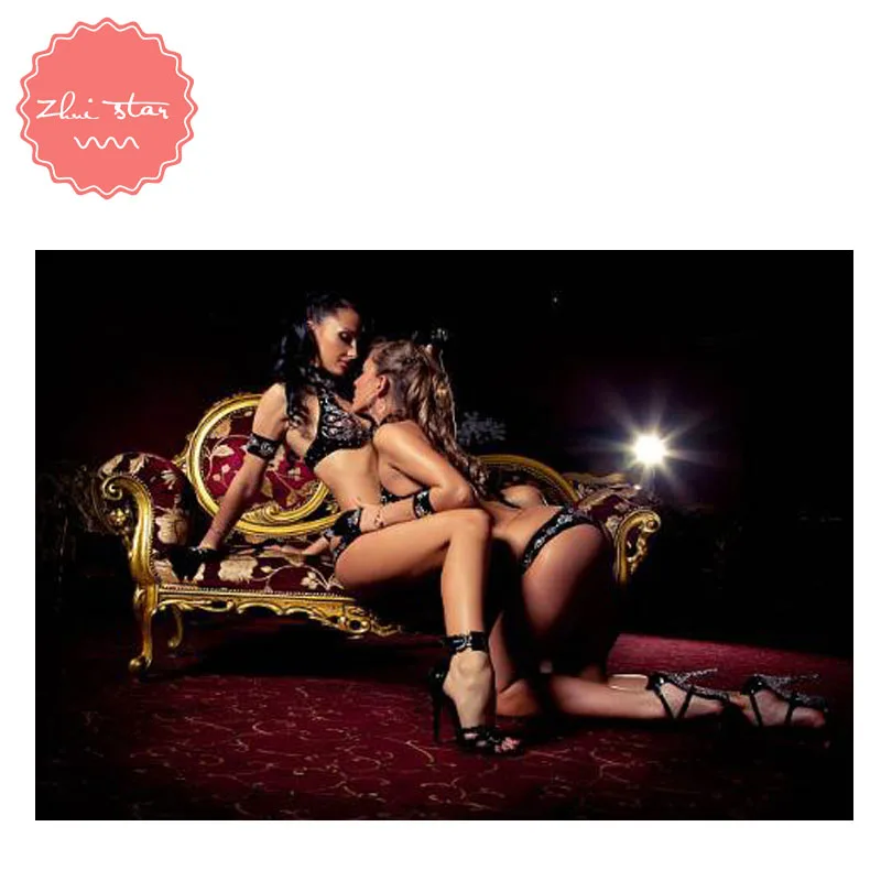 

Full square/Round Diamond Painting Cool photos Sexy woman's temptation Cross Stitch Needlework Diamond Embroidery Home decor