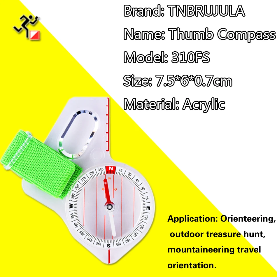 Ориентирование большой палец компас Элитный конкурс ориентирование компас линейка для карты открытый альпинизм направленное путешествие