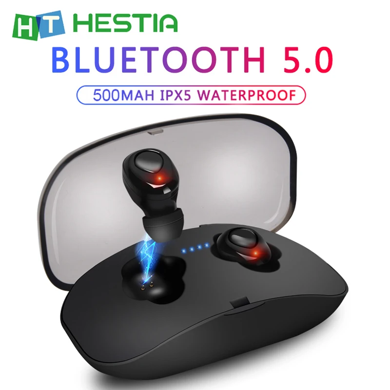 

Bluetooth 5.0 Wireless Earphone TWS In Ear Headphones Handsfree Earphones Headphone Sport Earbuds Headset For Phone With Mic